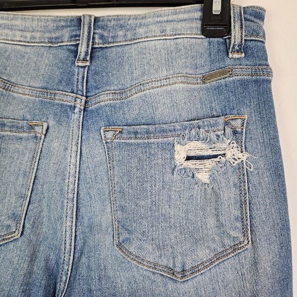 KanCan Signature Kurvy Ultra High Ankle Jean Arya Wash 27 VBK1750A - Picture 6 of 13